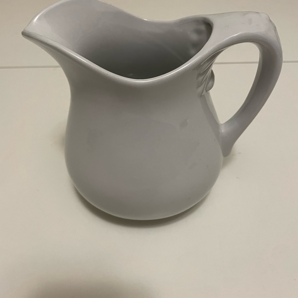 Two’s Company Vintage China 6” Stoneware Creamer Pitcher